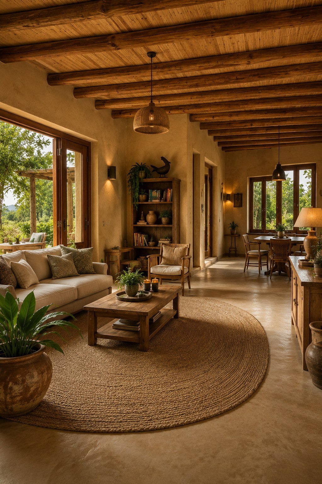 Echoes Farmhouses clay-home design imagery